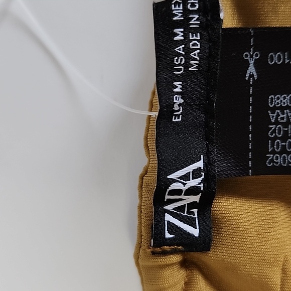ZARA Olive Slide String Bikini Bottoms - Picture 4 of 8